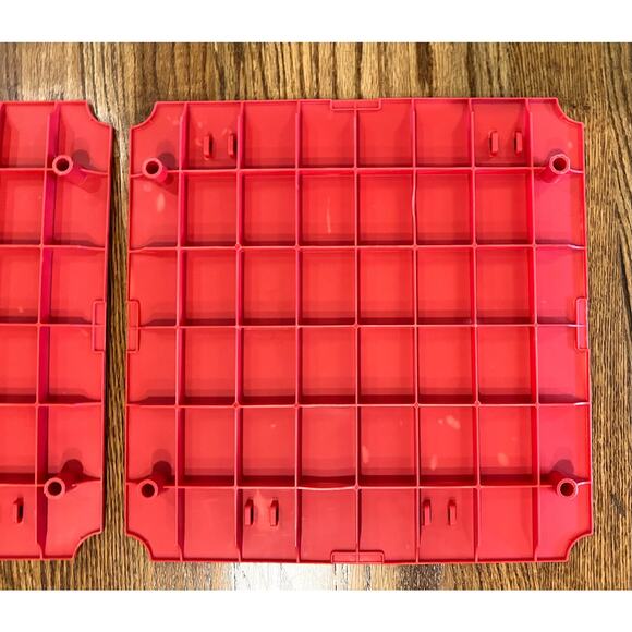 Playskool Pipeworks Red Flat Panel Set of 2 OEM Replacement Pieces Part M-4980 - Picture 5 of 7